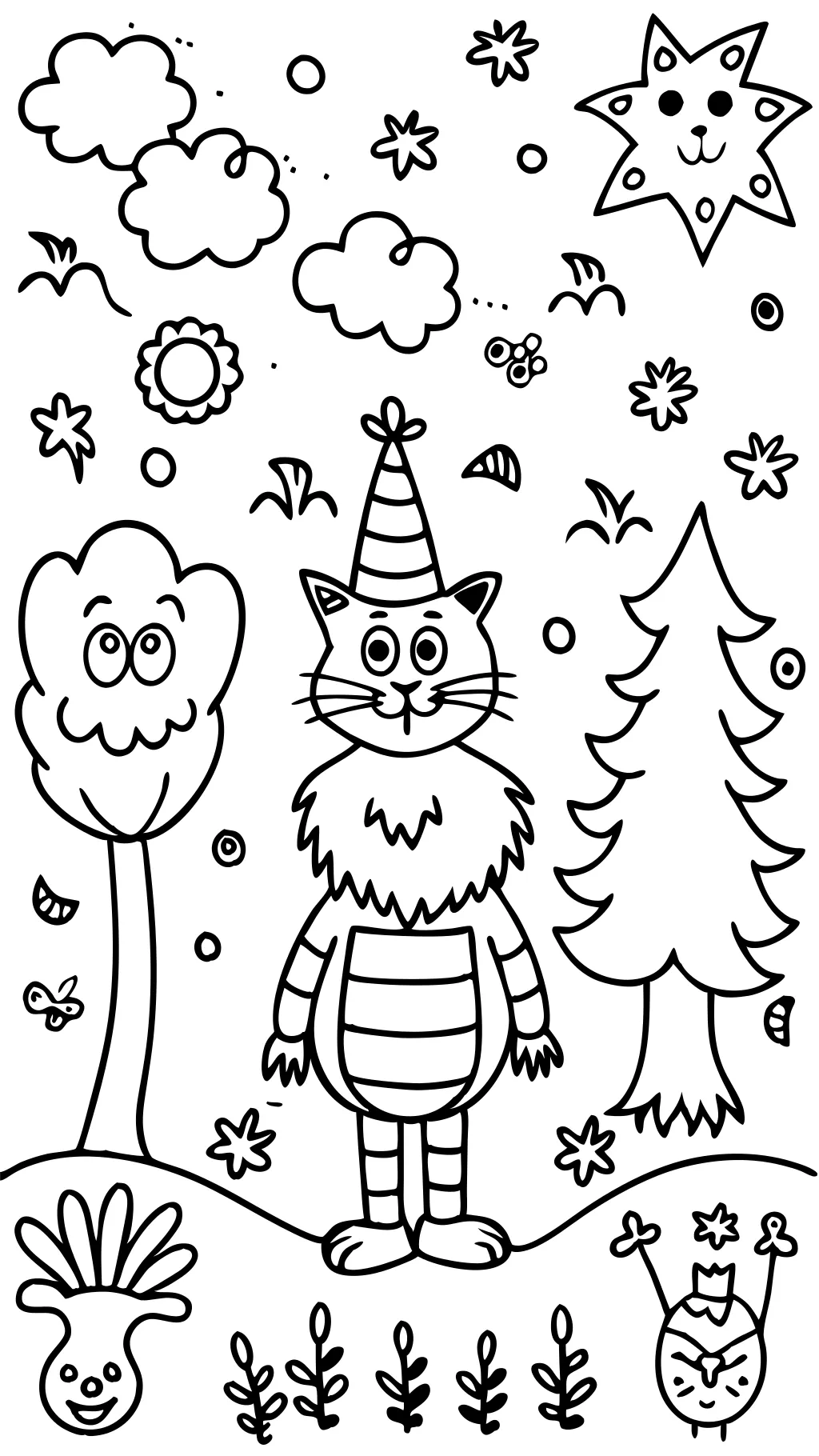 dr seuss coloring page